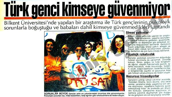 17. Türk genci hala kimseye güvenmiyor...