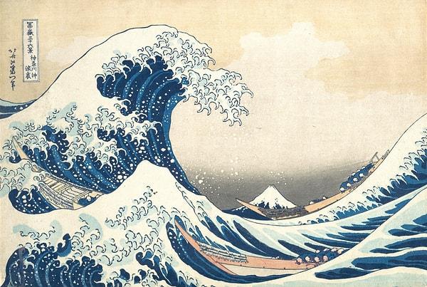 5. Hokusai'nin The Great Wave off Kanagawa adlı çalışması sana nasıl hissettirdi?
