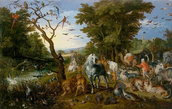 6. Peki Jan Brueghel'in The Entry of the Animals into Noah's Ark tablosunda seni en çok rahatsız eden şey ne oldu?