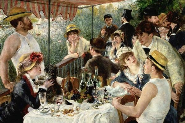 7. Renoir'in Luncheon of the Boating Party tablosunda kendini en yakın hissettiğin figür hangisi diye sorsak sana?