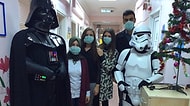 Böyle Dark Side'a Jedi Kurban: Darth Vader Şişli Etfal'deki Çocuklara Hediye Dağıttı