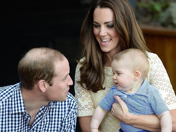 Сначала осчастливили планету появлением на свет сына Джорджа Александра Луи.