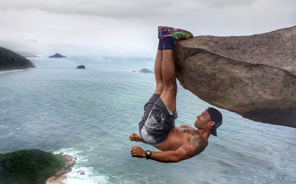 Uçurumdan Sarkıyorum Diye Hava Yapan Genç ve Takipçilerinden 11 İlginç Fotoğraf