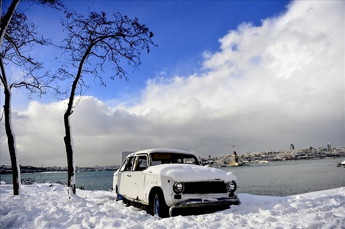 22 Fotoğraf ile İstanbul'dan Kar Manzaraları