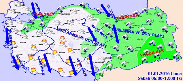 BÖLGELERİMİZDE HAVA