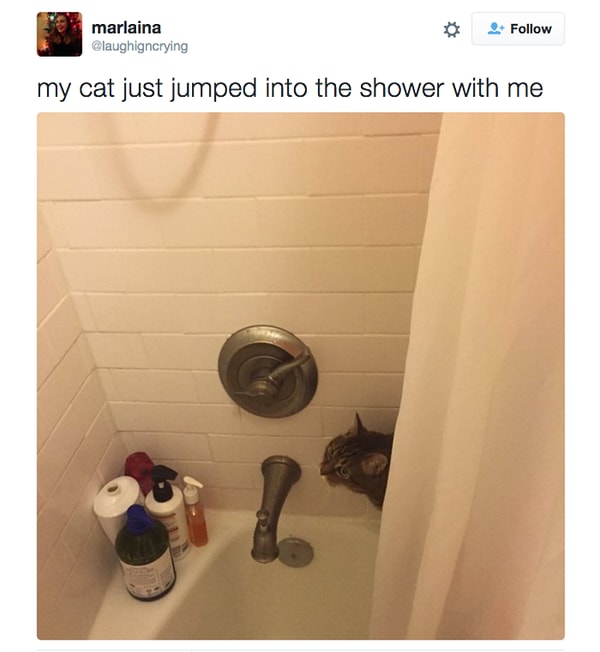 9. Поход в душ.