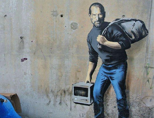 5. Calais, Fransa. Sanatçı: Banksy.