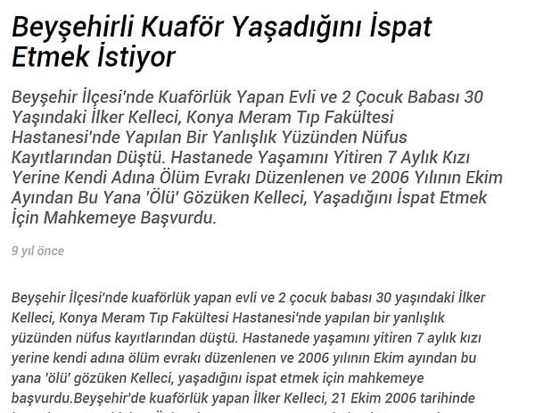 8. Kuaförden zombi olur mu deme? Röfle yapayım derken ense kökünüze dalabilir.