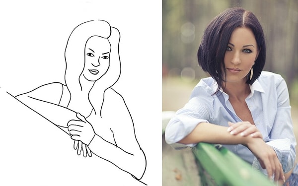 3. Используйте диагональ в сидячих позах, опираясь на что-либо.