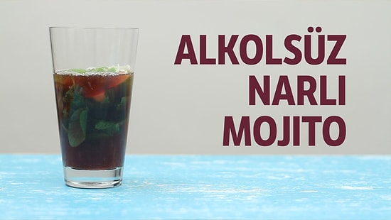 Mojito'yu Kışa Hazırlamak Daha Eğlenceli Olamazdı, İşte Narlı Mojito!