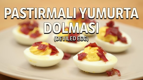 Kahvaltıda Değişik Bir Şeyler Denemeye Ne Dersiniz? İşte Pastırmalı Yumurta Dolması