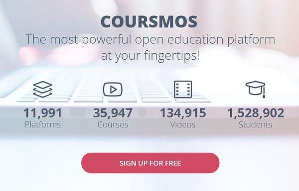 3. Coursmos: Mini derslerle tüm cihazlarla öğrenmeye devam edin