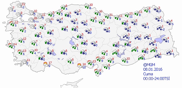 Meteoroloji'den Kuvvetli Yağış ve Kuvvetli Rüzgar Uyarısı