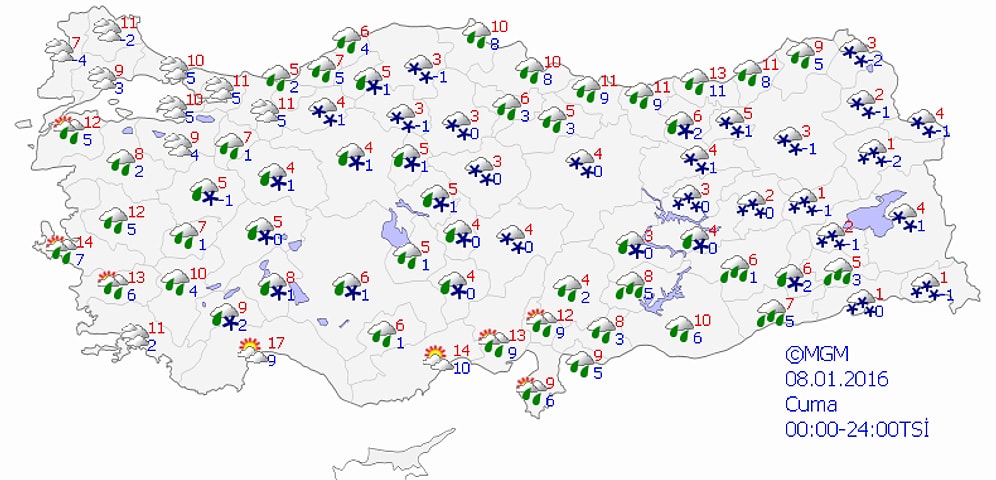 Meteoroloji'den Kuvvetli Yağış ve Kuvvetli Rüzgar Uyarısı