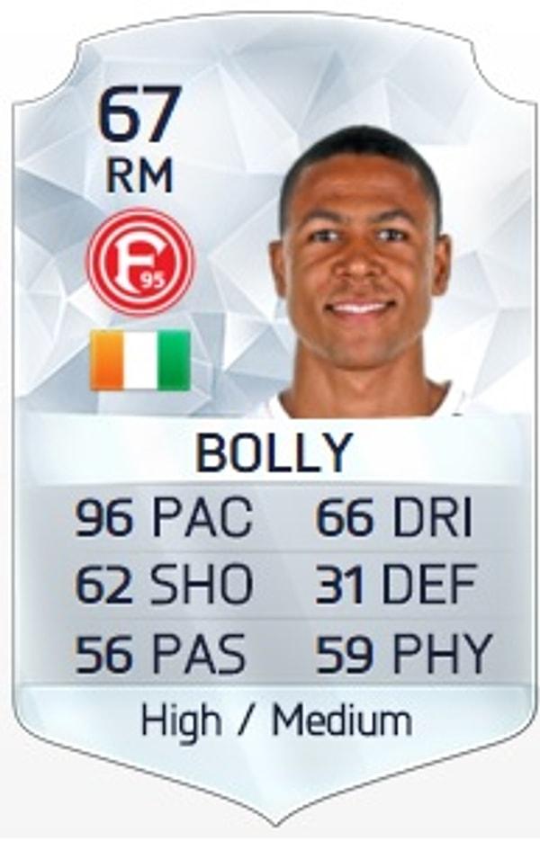 2. Mathias Bolly - 96 Pace