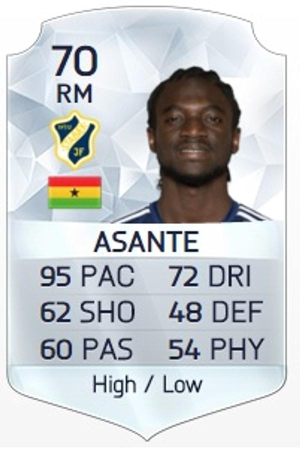 4. Ernest Asante - 95 Pace
