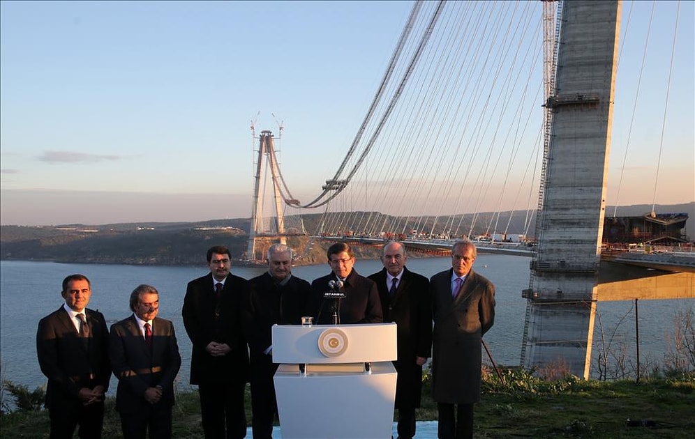 Davutoğlu: 3. Köprü Bu Yaz Açılacak