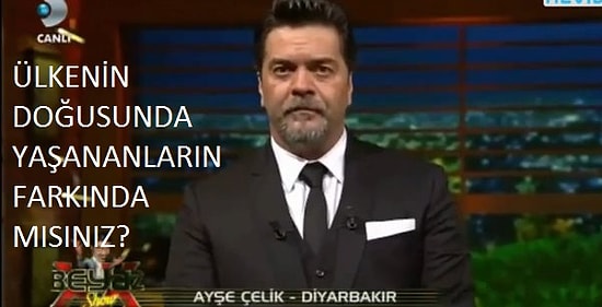 Beyaz Show'dan Ülke Gündemine Düşen Seyirci Sorusu: "Ülkenin Doğusunda Yaşananların Farkında mısınız?"