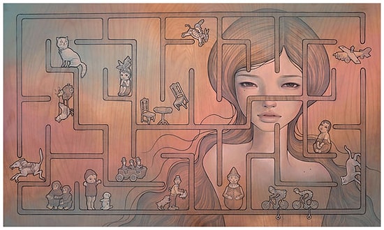 Eserlerini Ahşap Üzerine Resmeden Sanatçı Audrey Kawasaki'den 30 İnanılmaz Çalışma