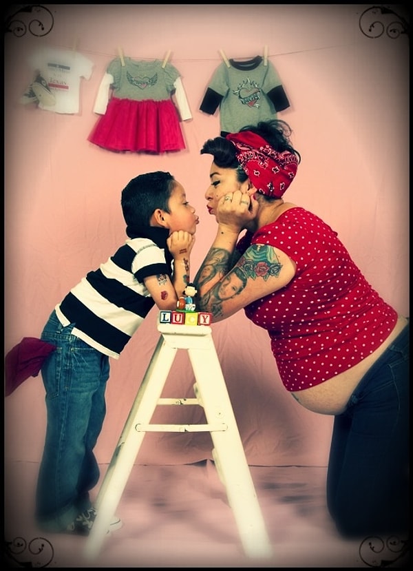 5. Вы можете быть беременной и мамой одновременно! Это не помешает вам оставаться стильной штучкой!