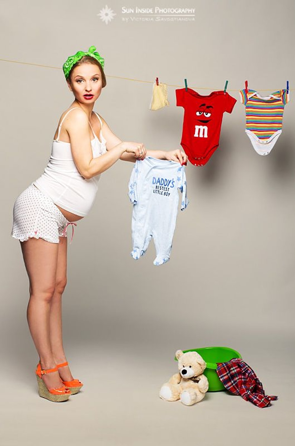 Стильные pin-up фотки беременных