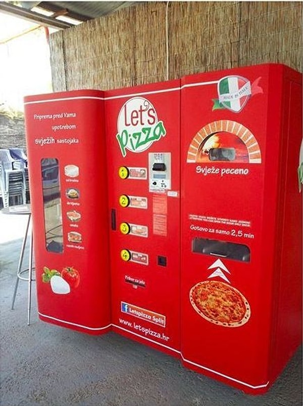 9. Да, это автомат со свежей пиццей...