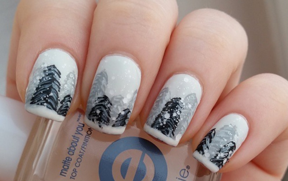 25 идей для зимнего маникюра