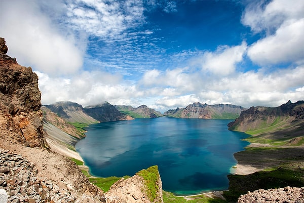 11. Озеро Чхонджи, граница Северной Кореи и Китая