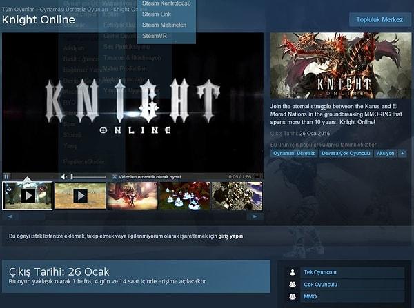 Knight Online'dan açıklama
