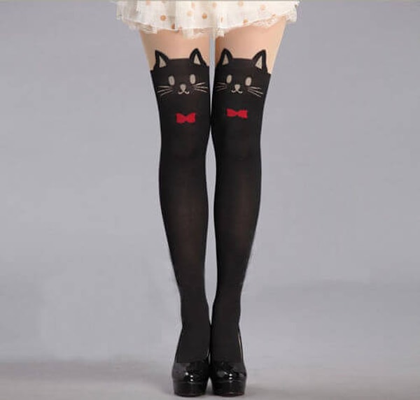4. Колготки с кошками