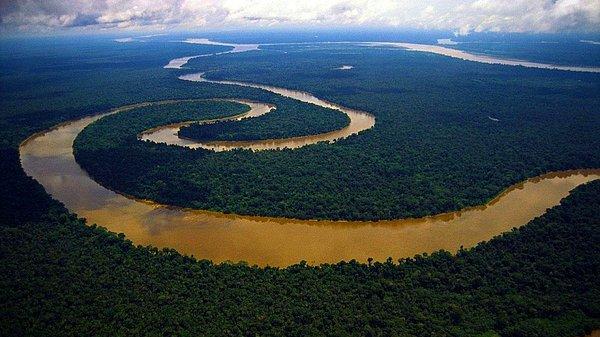 13. Amazon Nehri, Güney Amerika