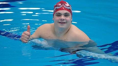 Down Sendromlu Yüzücünün Hedefi Dünya Şampiyonluğu