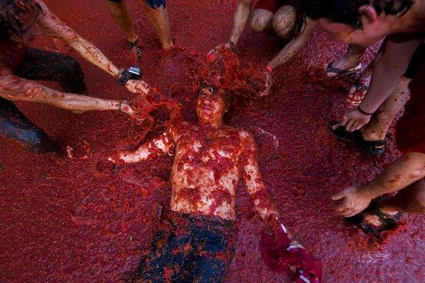 1. Salça olmayı sevenler için birebir; İspanya’daki domates festivali,