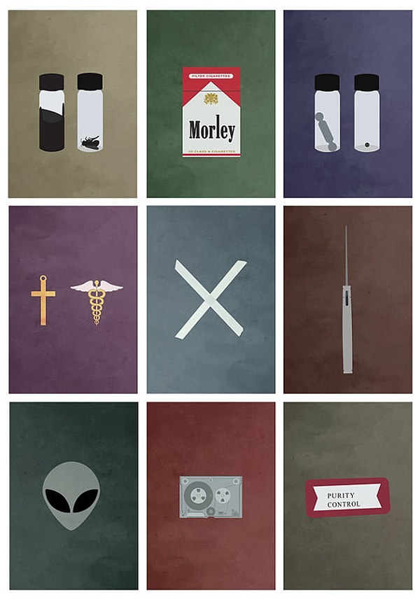 21. Минималистические постеры.