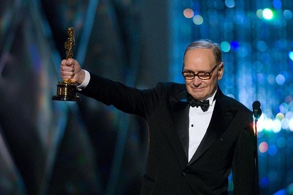 Morricone 2007'de Oscar Onur Ödülü'ne layık görülmüştü...