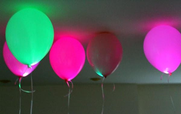 5. Evin ışıklandırmasına balonları dahil etmeye ne dersiniz?