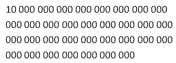 BONUS: Googol sayısı.