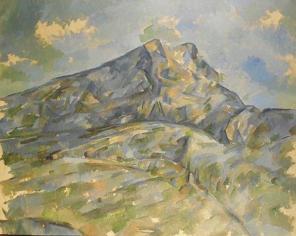 19. Cezanne, Saint Victoire dağının 45 suluboya, 36 adet yağlıboya resmini yapar.