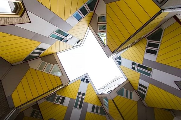 10. Дома- Кубы (Роттердам, Нидерланды)