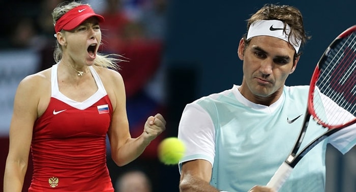 Federer ve Sharapova İkinci Turda