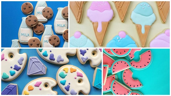 Пекарь превращает печенье в яркие кондитерские полотна