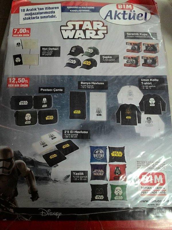 14. Bim'in Star Wars ürünleri satması