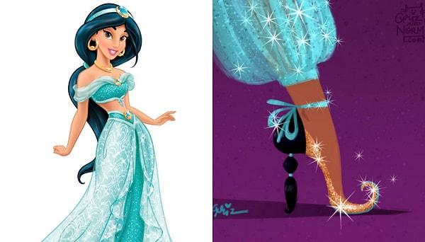 10. Prenses Jasmine'i, Kobi Levi tasarım ayakkabılar içinde gören Alaaddin'in ayakları hiç kuşkusuz bir kez daha yerden kesilecek!