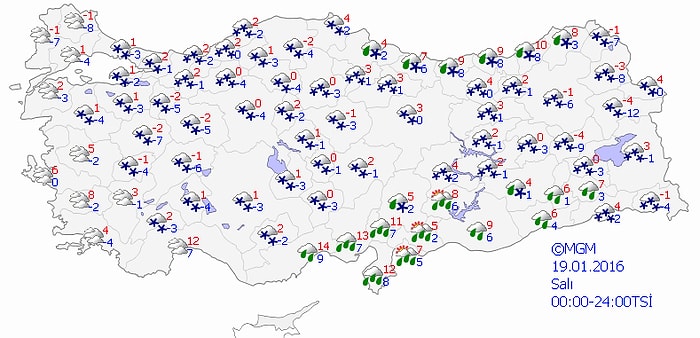 Meteoroloji'den 'Yoğun Kar, Kuvvetli Yağış ve Fırtına' Uyarısı