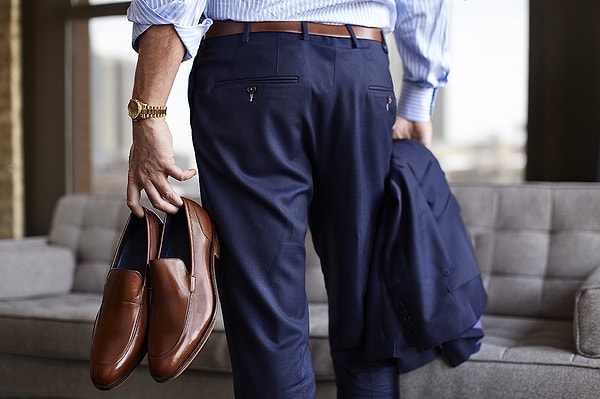 9. Подходящий к туфлям ремень