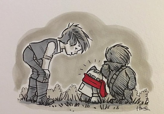 “Star wars” в стиле героев Винни-Пуха