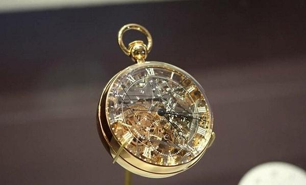 15. Resimdeki Marie-Antoinette cep saati dünyanın en pahalı saati. Tam 30,000,000,00 dolar değerinde.
