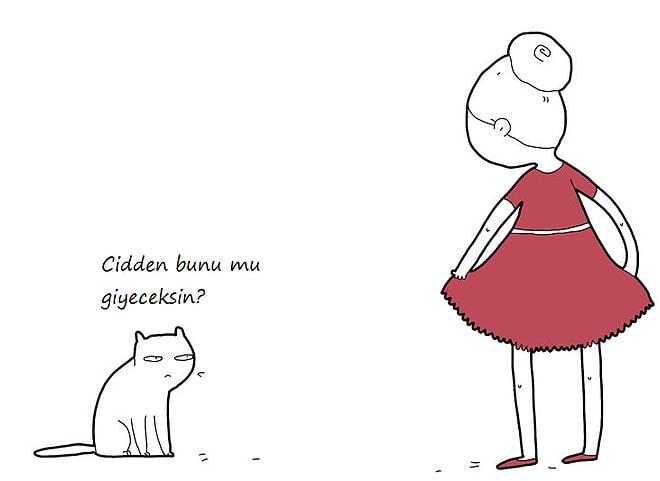 Kediniz Konuşabilse Neler Diyeceğini Gösteren 8 Eğlenceli Çizim