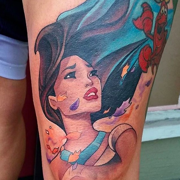 1. Волшебный портрет Покахонтас: