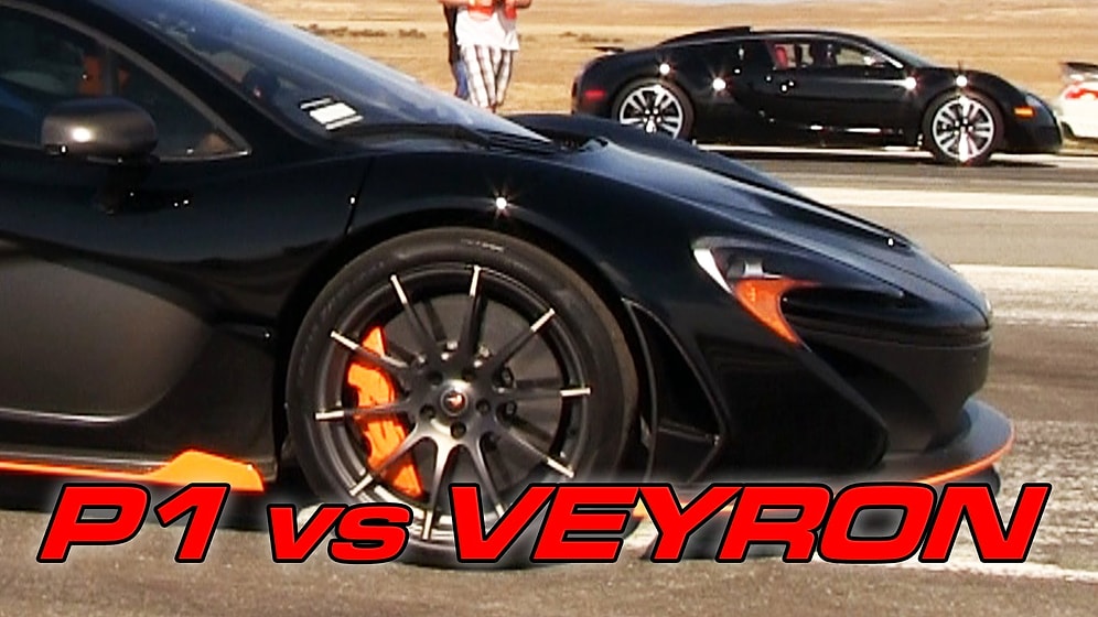 Hız Tutkunlarının Bayılacağı Bir Yarış: Bugatti Veyron, McLaren P1'e Karşı